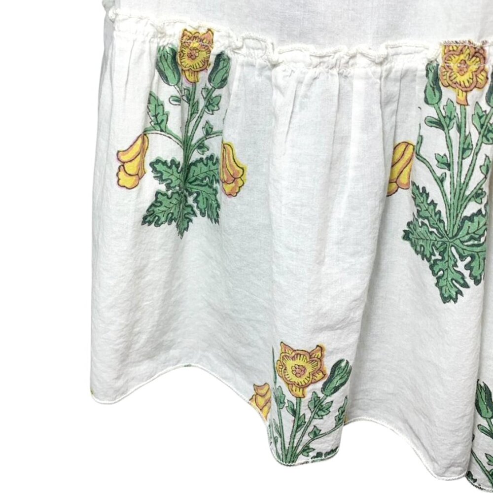 CJ LAING Daisy Midi Garden Girl Dress in Primrose Cotton Print - Picture 11 of 13